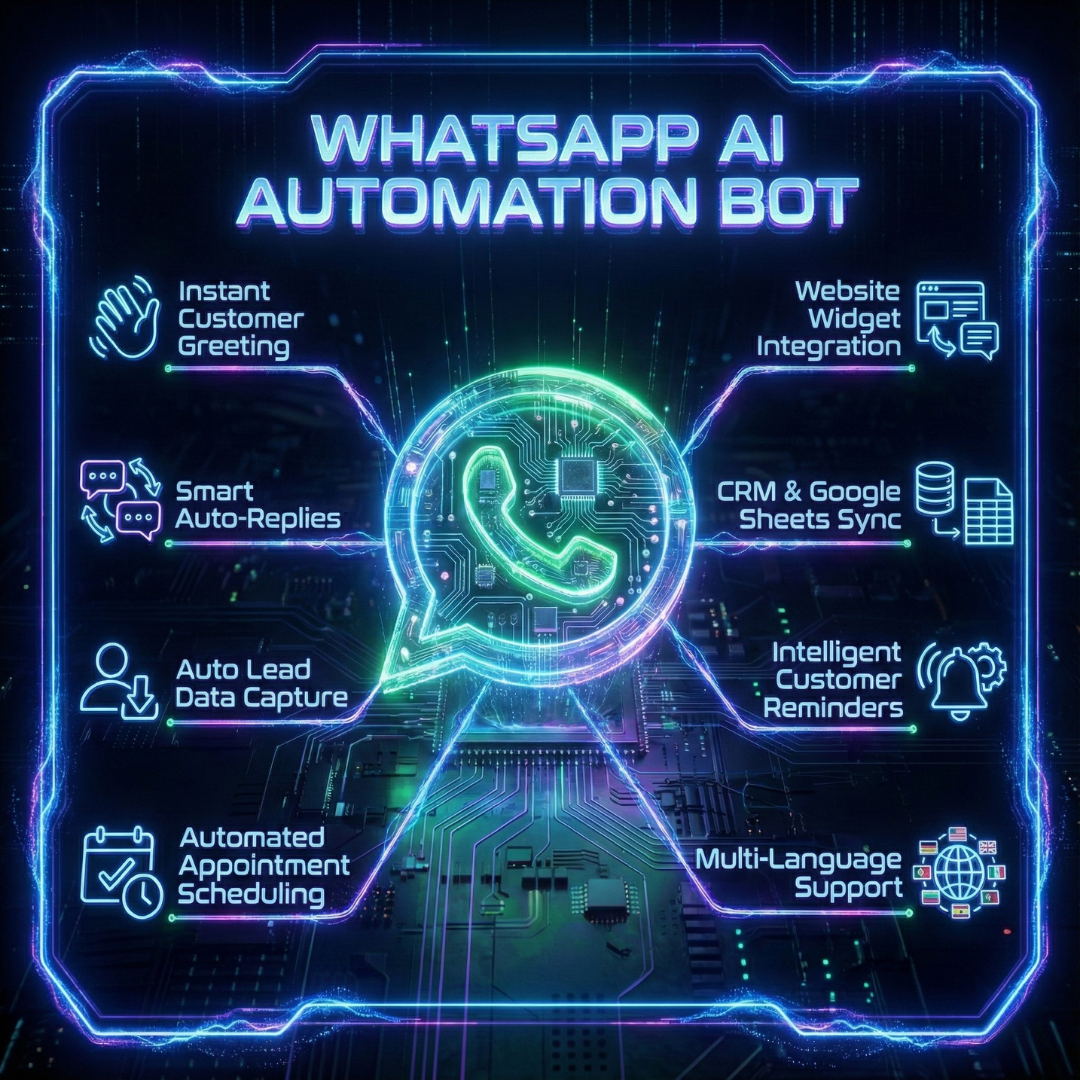 24/7 Sales & Support Engine: Custom WhatsApp AI Agent
